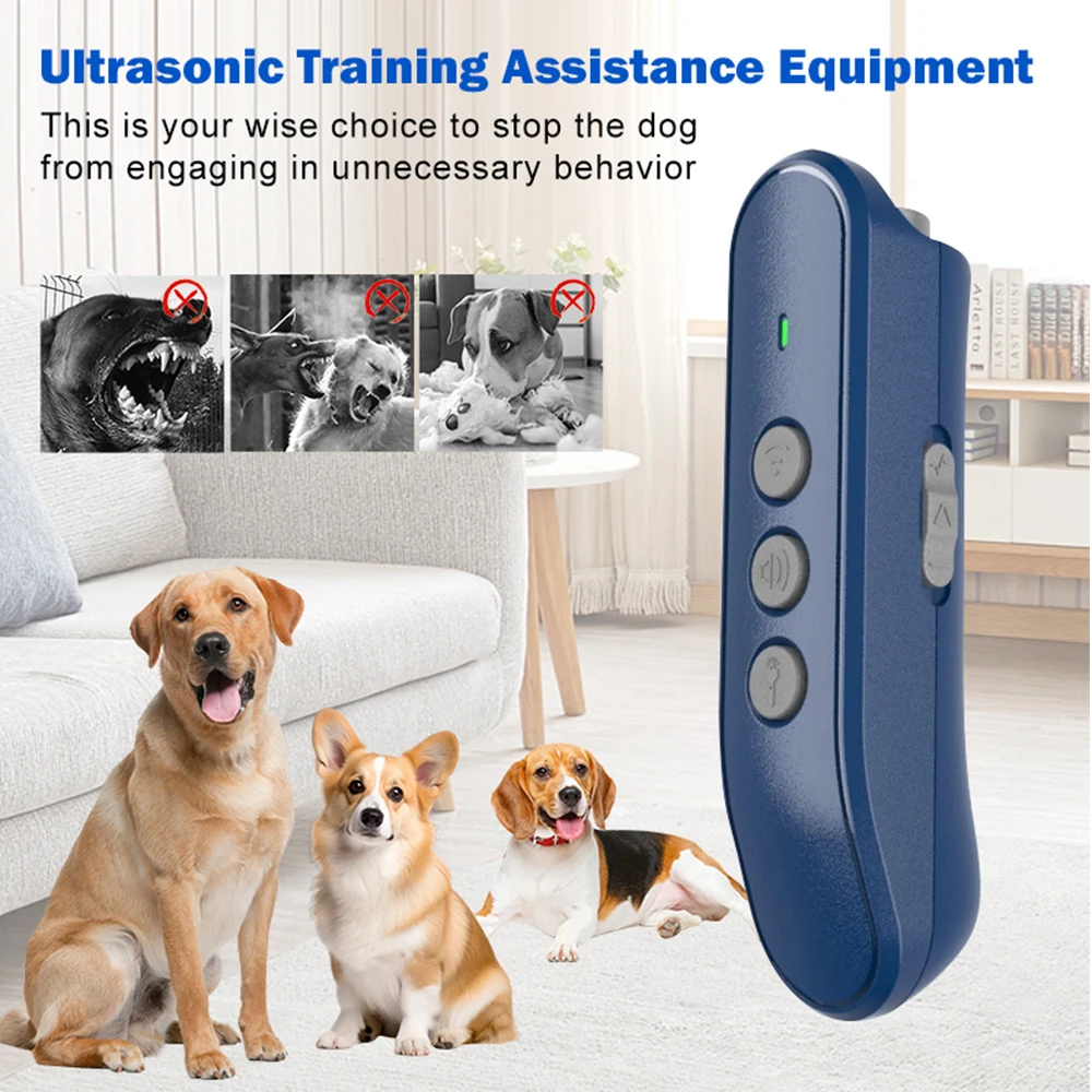 Rechargeable Ultrasonic Dog Bark Control Device, Safe and Effective Deterrent for Excessive Barking 1005009400750580