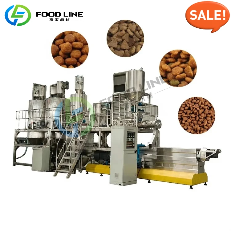 Commercial Pet Food Extrusion Line – 150-200kg/h Dry & Wet Dog/Cat Food Processing Machine 1005009406939375