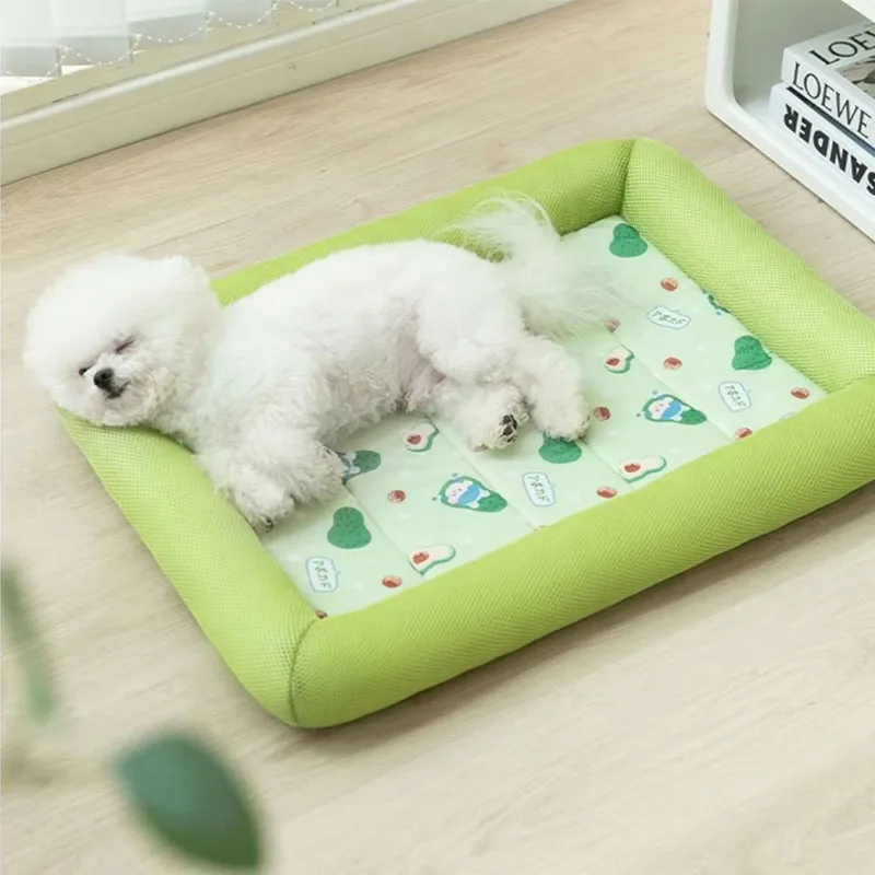 Cooling Puppy Bed Summer Dog Supplies Mat Accessory for Small Breeds Dogs Medium Pet Large Beds 1005009413389803