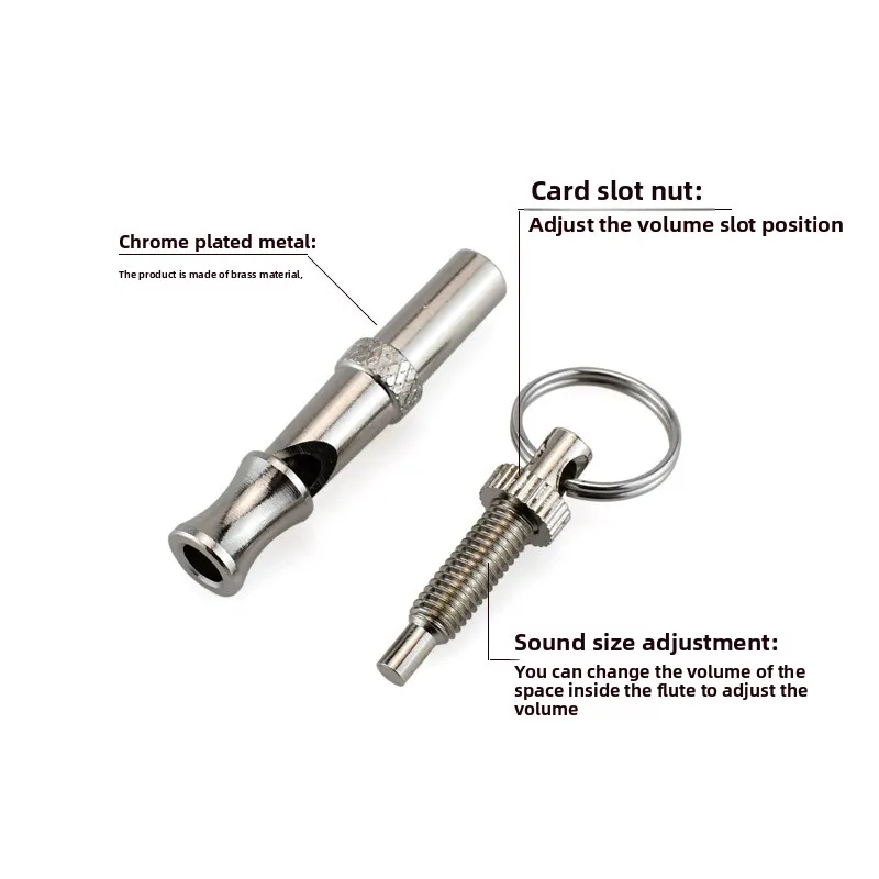 Adjustable Pitch Dog Whistle to Stop Barking Humane Bark Control Training Recall Commands Effective 1005009415934343