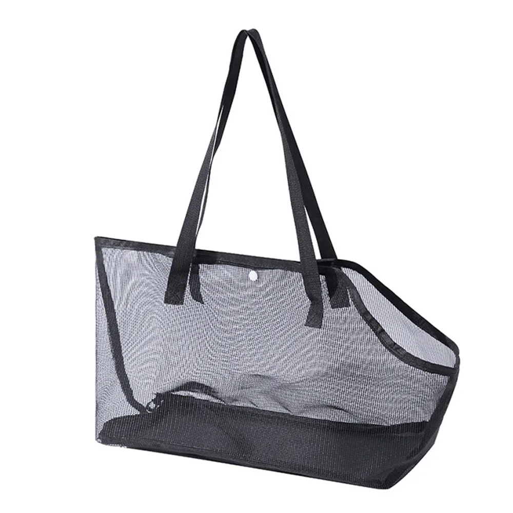 Portable Mesh Pet Carrier Bag Shoulder Crossbody Summer Use Foldable Pet Tote Comfortable 1005009417548866