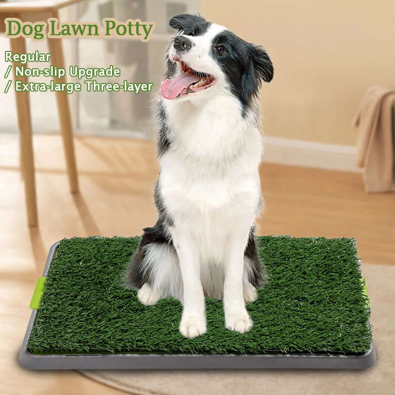 Pet Dog Toilet Artificial Grass Dog Potty Splashproof Washable Reusable Pee Pads Dog Training 1005009419458757