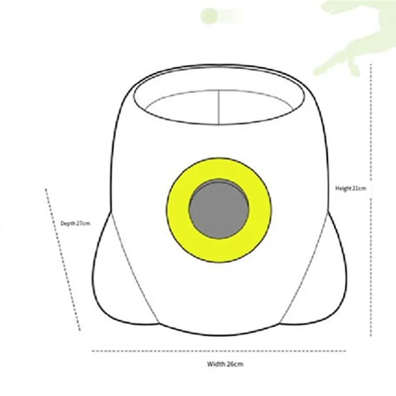 A36t-Dog Automatic Ball Launcher for Small or Medium Dogs, Interactive Dog Ball Throwing Machine 1005009422372031