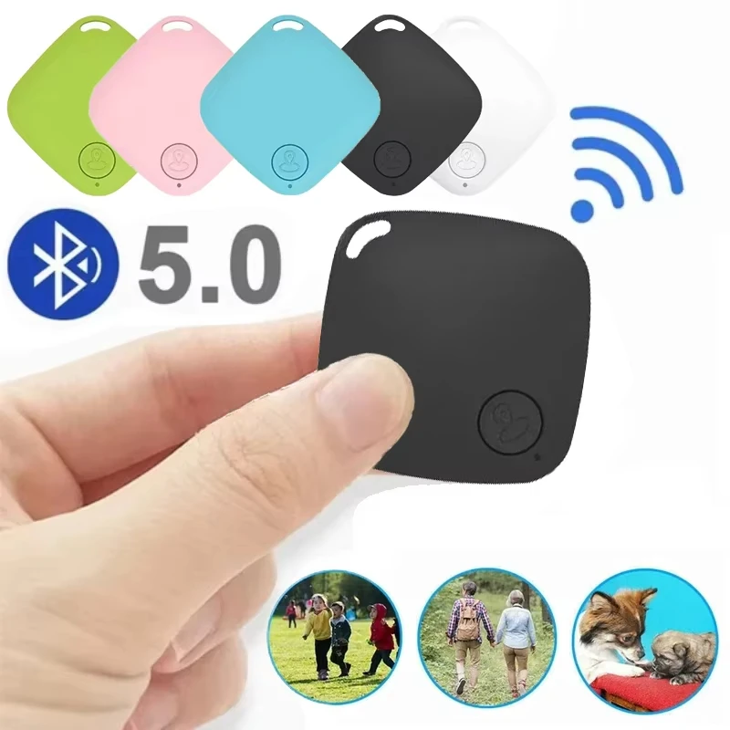Mini GPS Tracker Bluetooth 5.0 Anti-Lost Device Square Cat Dog Pet Kids Bag Wallet Tracking 1005009427792166