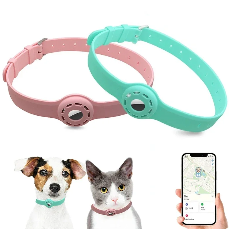 New Silicone Anti-Lost Pet Cat Collar for The Apple Airtag Protective Tracker Anti Lost Positioning 1005009429218192