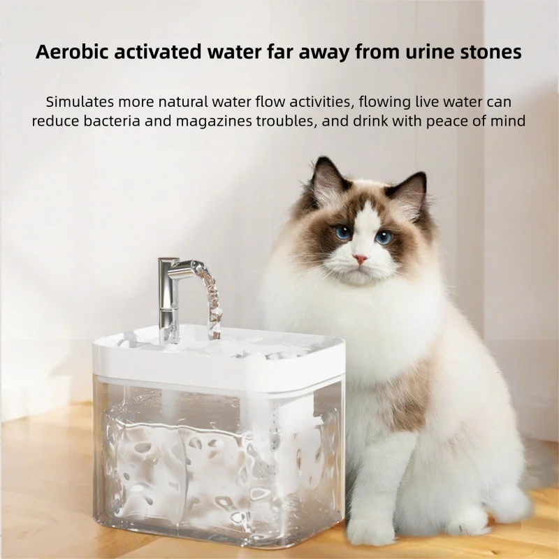 Cat Water Bowl Automatic Pet Fountain Fountain Pet Water Dispenser Automatic Drinking 1005009438063052