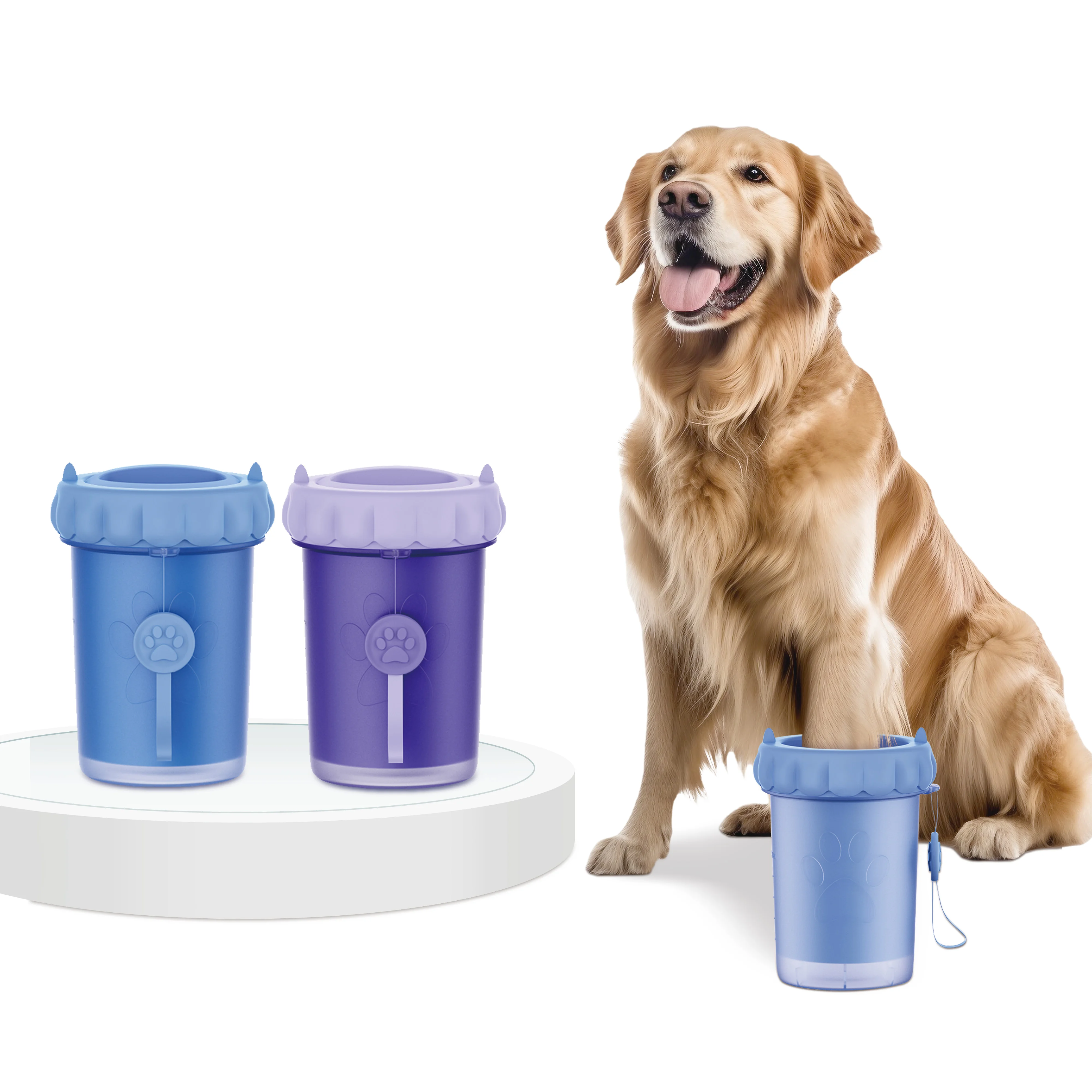 Dog Paw Cleaner for Dogs Large/Petite Washer Portable Pet Feet Brush Foot with TPR 1005009441874156