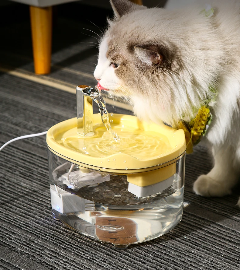 Automatic Cat Water Fountain with Filter | Silent Circulating Pet Water Dispenser | Anti-Dry Burning 1005009446746596