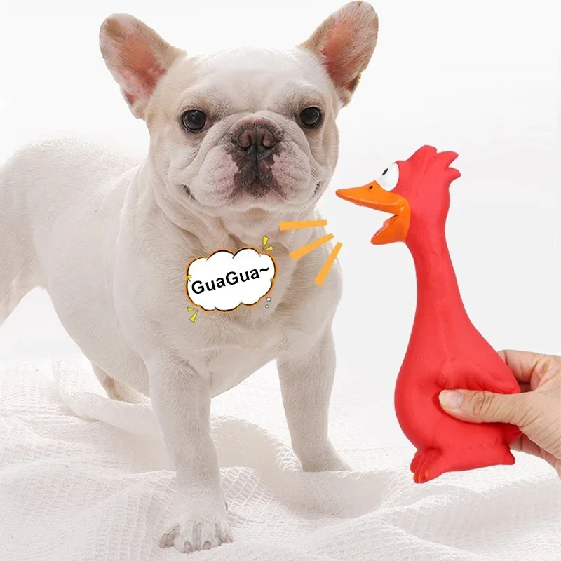 Dog Chew Toy Chicken Pet Squeaky Toys for Small Medium Large Dogs Interactive Bite Resistant Teeth 1005009453678565