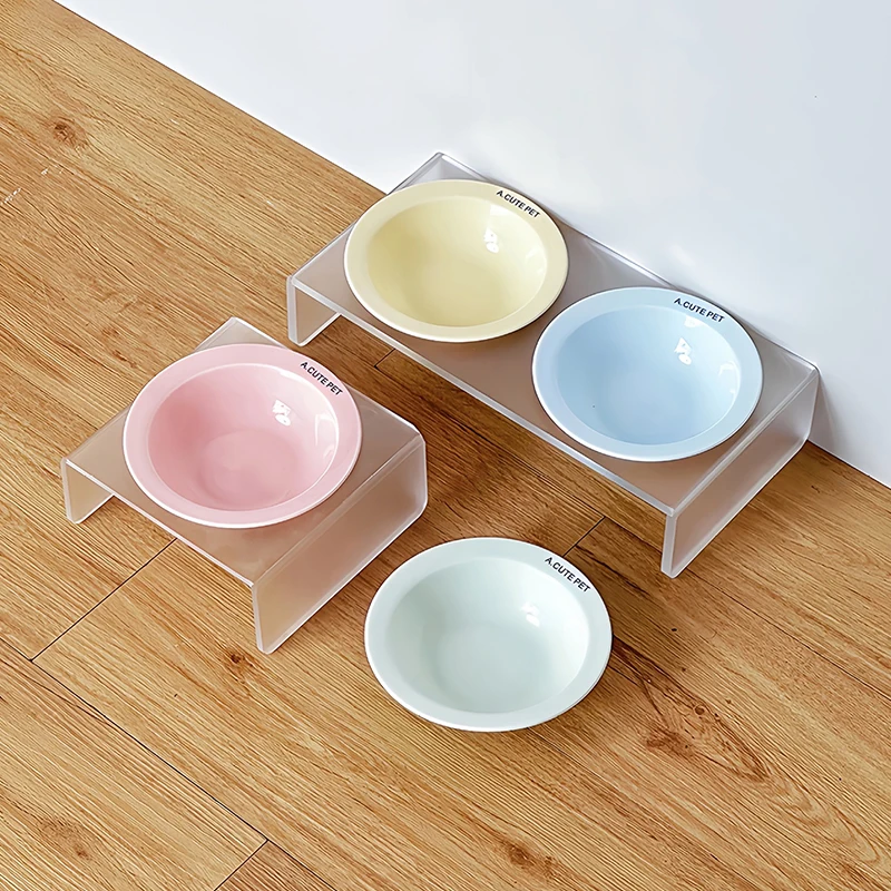 Ceramic Pet Cat Bowl Pet Drinking Water Feeding Bowl Ceramics Cat Food Dog Food Utensils Cat Dog 1005009455587645