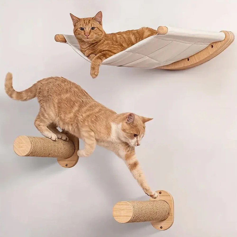 Cat Hammock Wall Mounted Cat Shelf Cat Wall Shelves and Perches Modern Cat Bed & Furniture for 1005009467798011