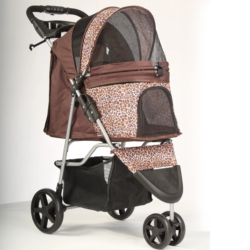 High Quality Folding Luxury Pet Stroller With 3 Wheels Outdoor Walking Travel Easy Foldable Trolley 1005009470006560