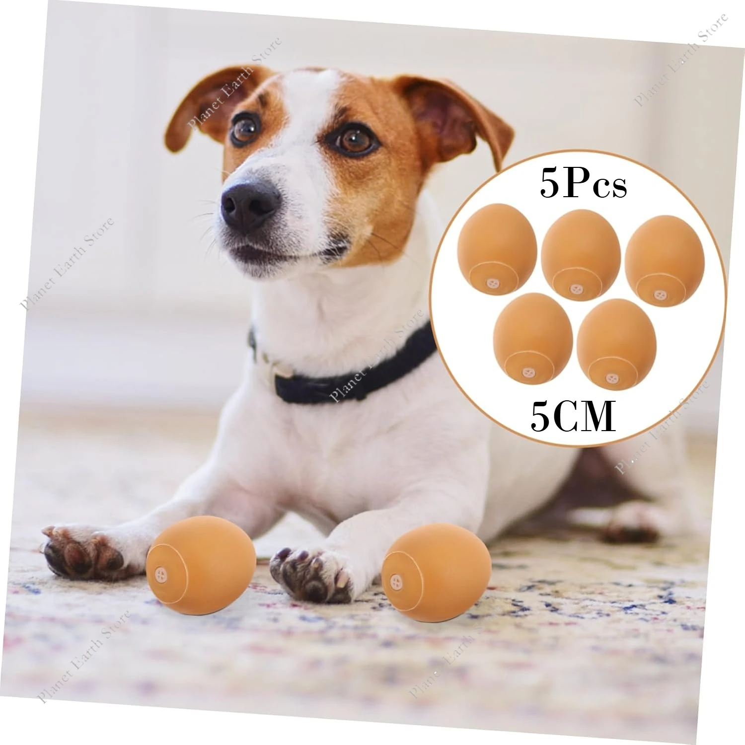 5Pcs Small Squeaky Egg Dog Puppy Toys 5CM Cartoon Squeakersss Toys Interactive Toys Pet Products 1005009482091304