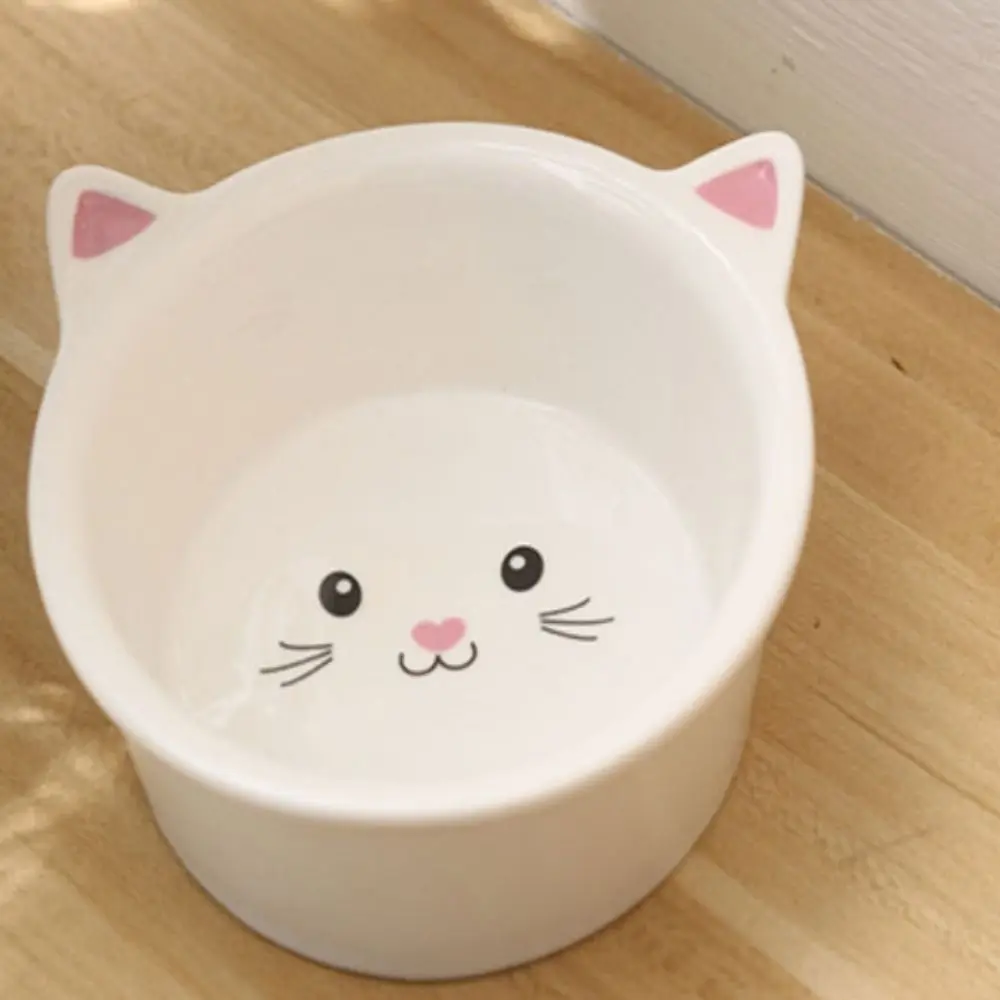 Pet Supplies Ceramic Cat Bowl Creative Cute Pet High Foot Bowl Multi-use Non-slip Cats Drinking 1005009490971945