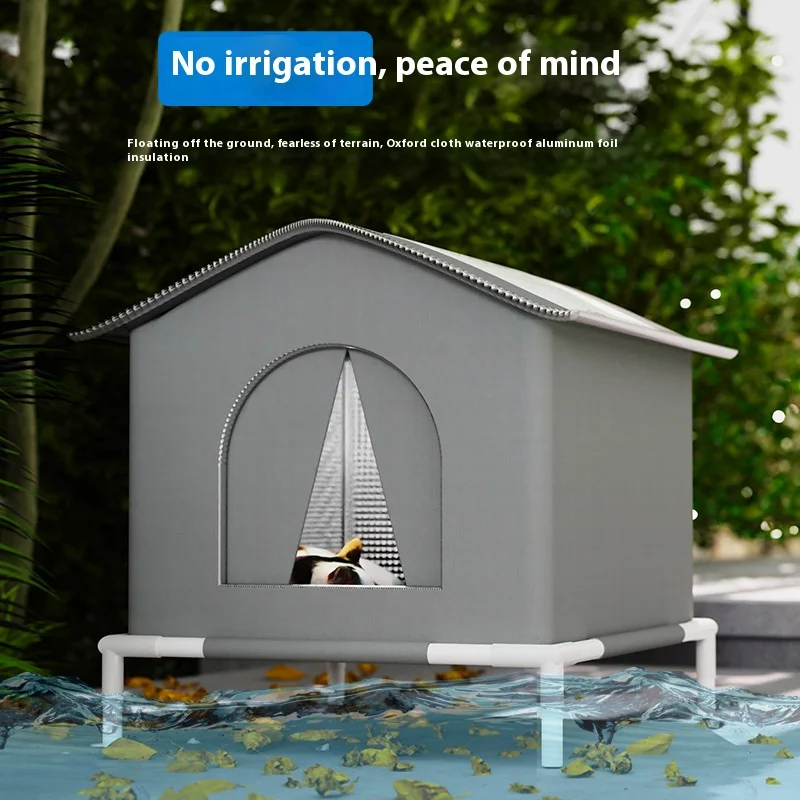 Winter-Proof Pet House for Cats & Small Dogs, Waterproof Warm Cave Bed 1005009495092630