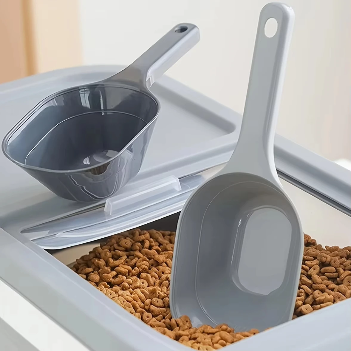 Pet Feeding Shovel Cat Food Scoop Large Capacity Multifunctional Cat Dog Spoon Plastic Pet Food 1005009495521435
