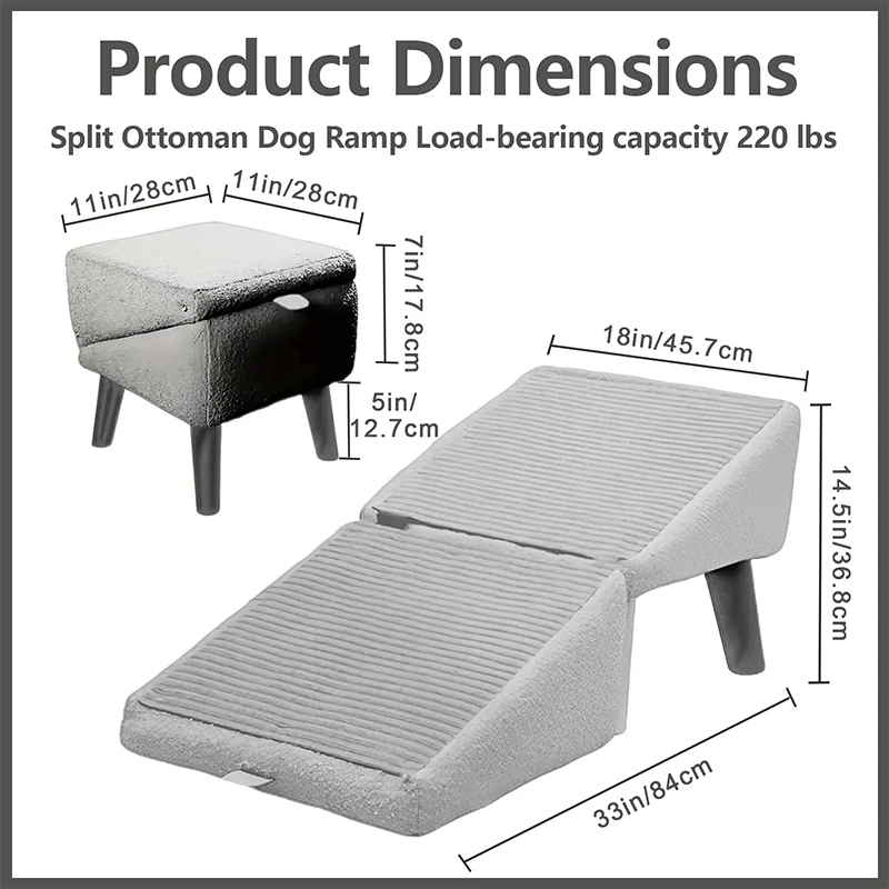 Large Pet Steps, 13.8" High, Lightweight and Foldable 1005009497549555