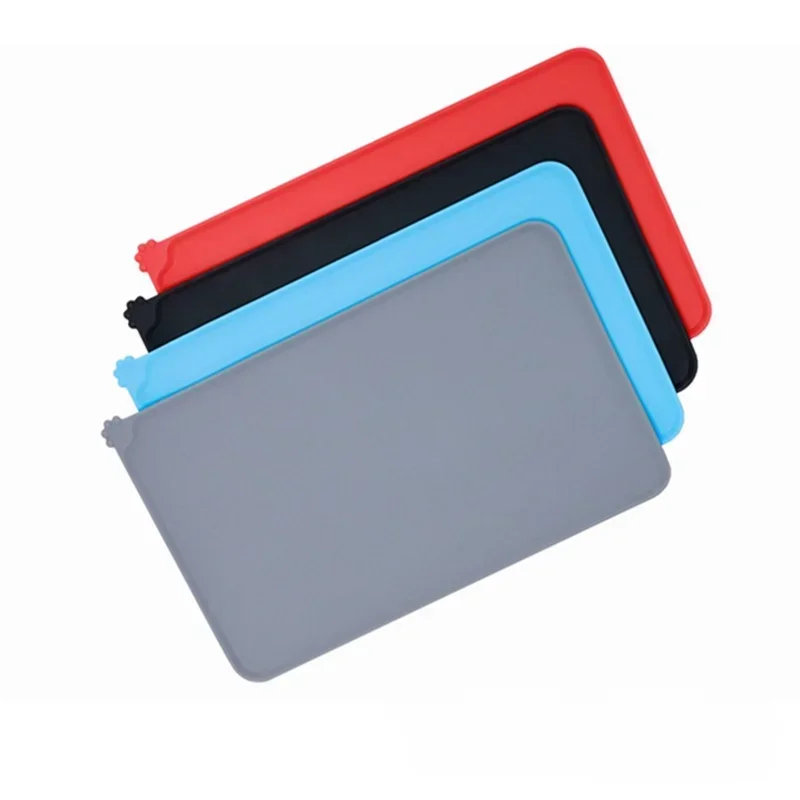 Silicone Non, Stick Waterproof Pet Food Feeding Pad with High Lips for Dog and Cat 1005009500522196