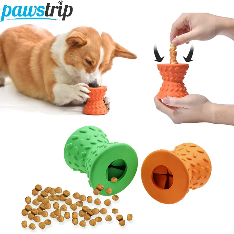 Rubber Durable Dog Chew Toys Interactive Pet Leaking Food Toys for Small Large Dogs Bite Resistant 1005009504535317