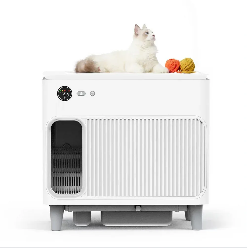 European Best Smart Cat Litter Machine Large Capacity Automatic Litter Box with Easy Clean Odor 1005009524847525