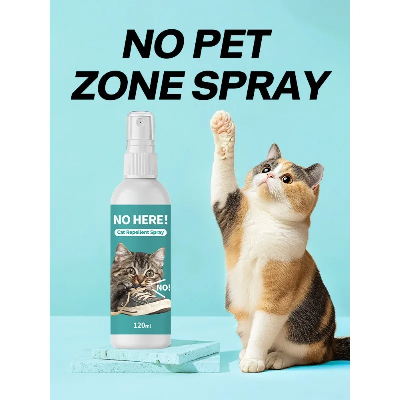 Long Lasting Cat Repellent Spray 120ml Non-Toxic Formula for Furniture Carpets Prevent Urine 1005009525400549