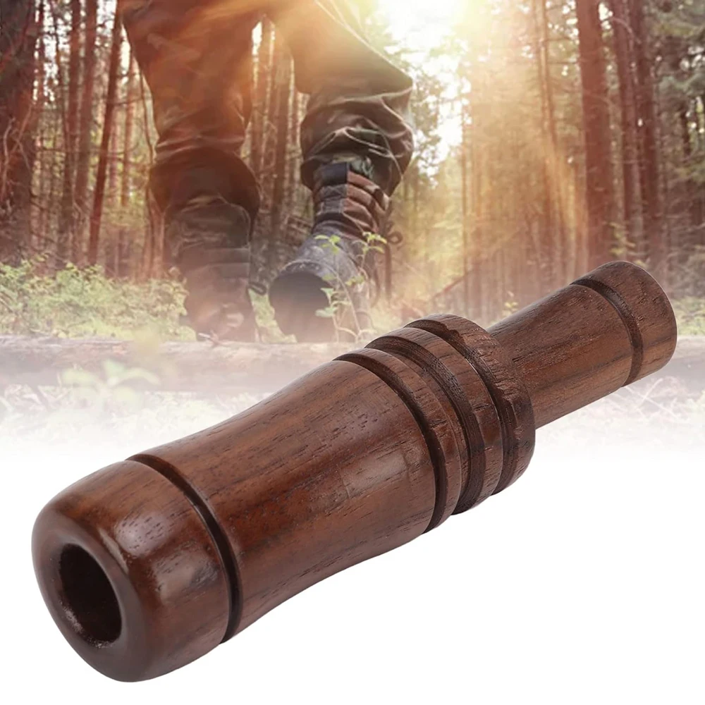 Hunting Whistle Wooden Decoy Imitate Pheasant Duck Call Voice Call Bird Goose Voice Trap Brown Oak 1005009539981350