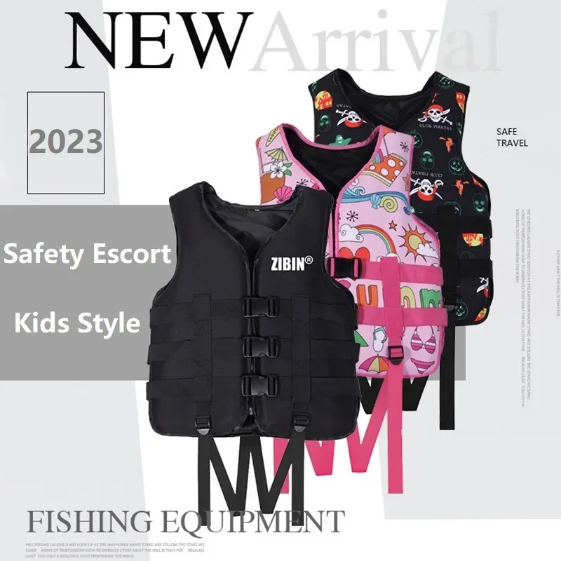Kids Life Vest Floating Vest Water Sports Safety Neoprene Life Jacket Kayak Boating Swimming 1005009553448006