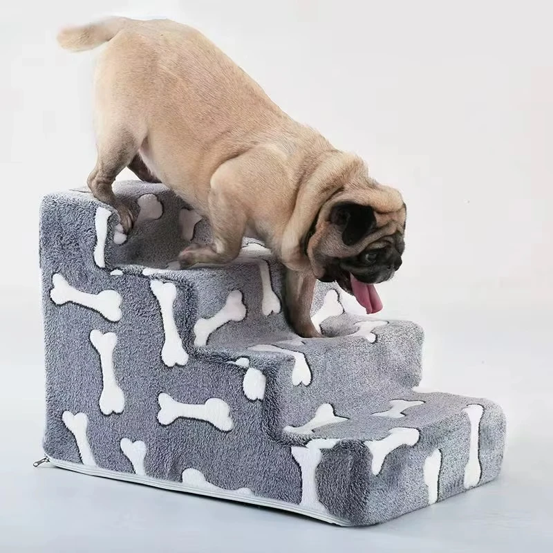 Ladder Dogs Pets Bone Shape Puppys Stairs Beside The Sofa Bed Ramp for Dogs Protecting Pets Joint 1005009561021241