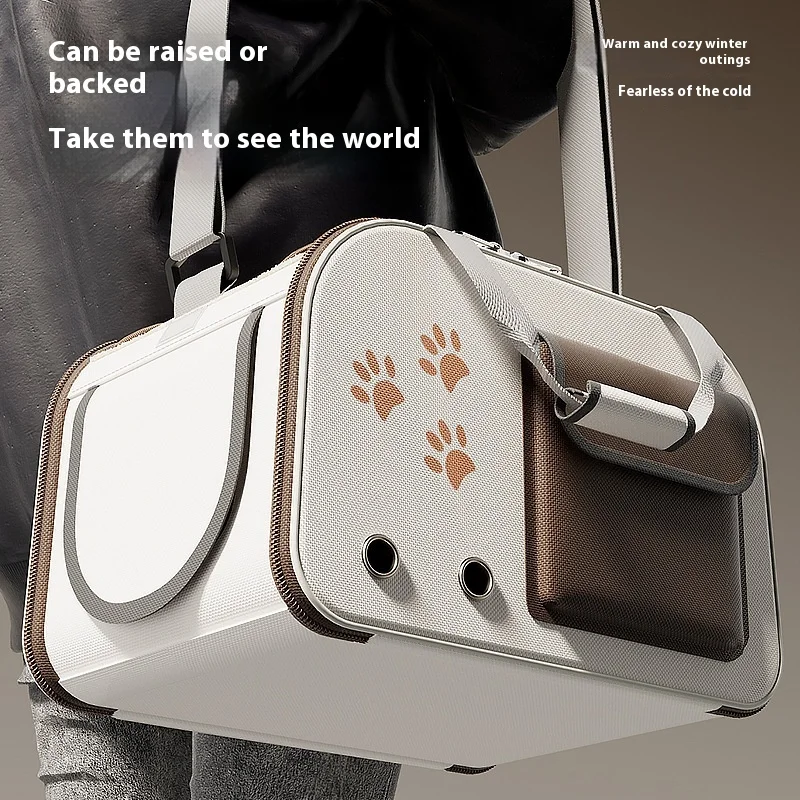 Portable Thermal Cat Backpack for Outdoors Cozy Pet Carrier Shoulder Bag Easy to Carry for Cats 1005009579765714