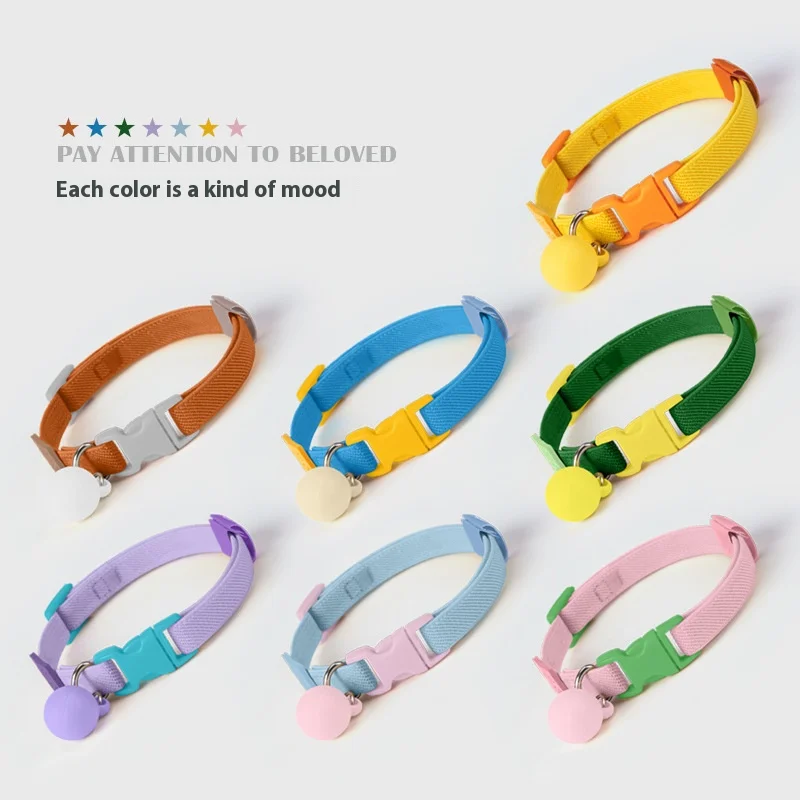 Reflective Cat Collar Adjustable Soft Pet Necklace Summer Fashion Accessory with Breakaway Clasp 1005009595959909