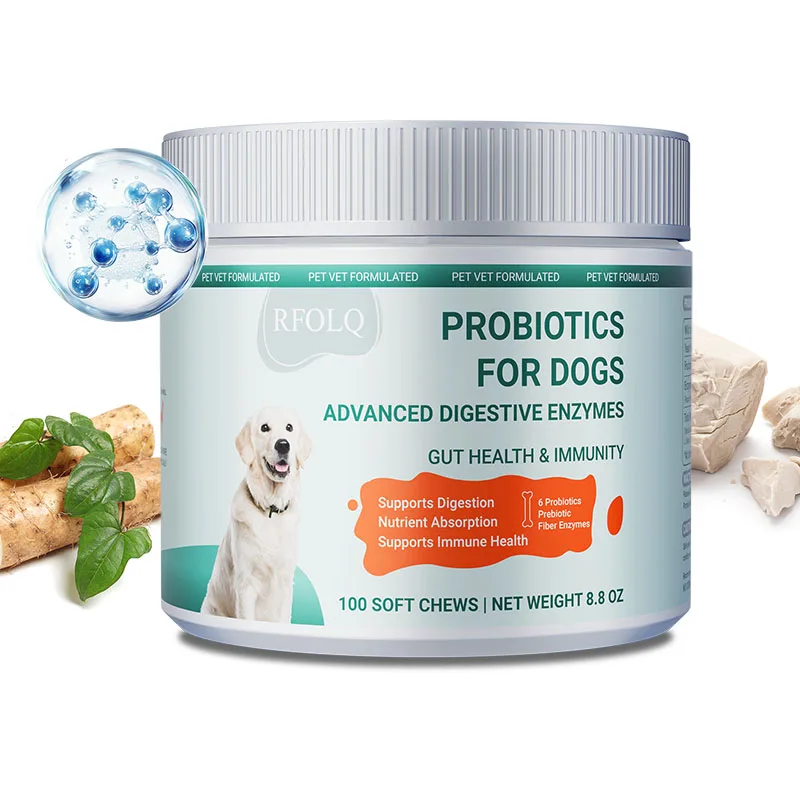 Probiotics for Dogs, Promotes Digestive Health, Relieves Diarrhea, Gas, Stomach Discomfort 1005009602980426