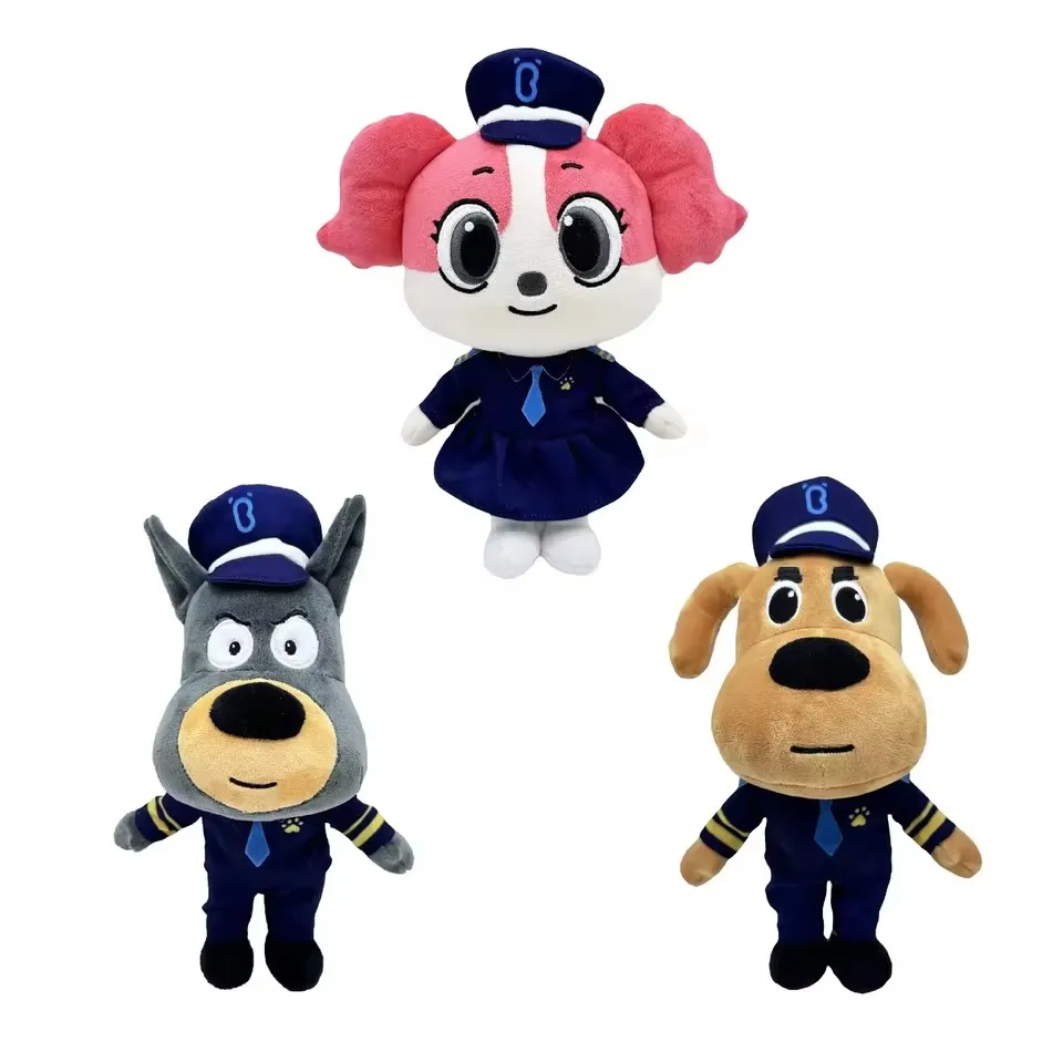 New Sheriff Labrador Dog Plush Toy Security Sergeant Labrador Wolf Dog Cartoon Doll Boys Girls Soft 1005009605597372