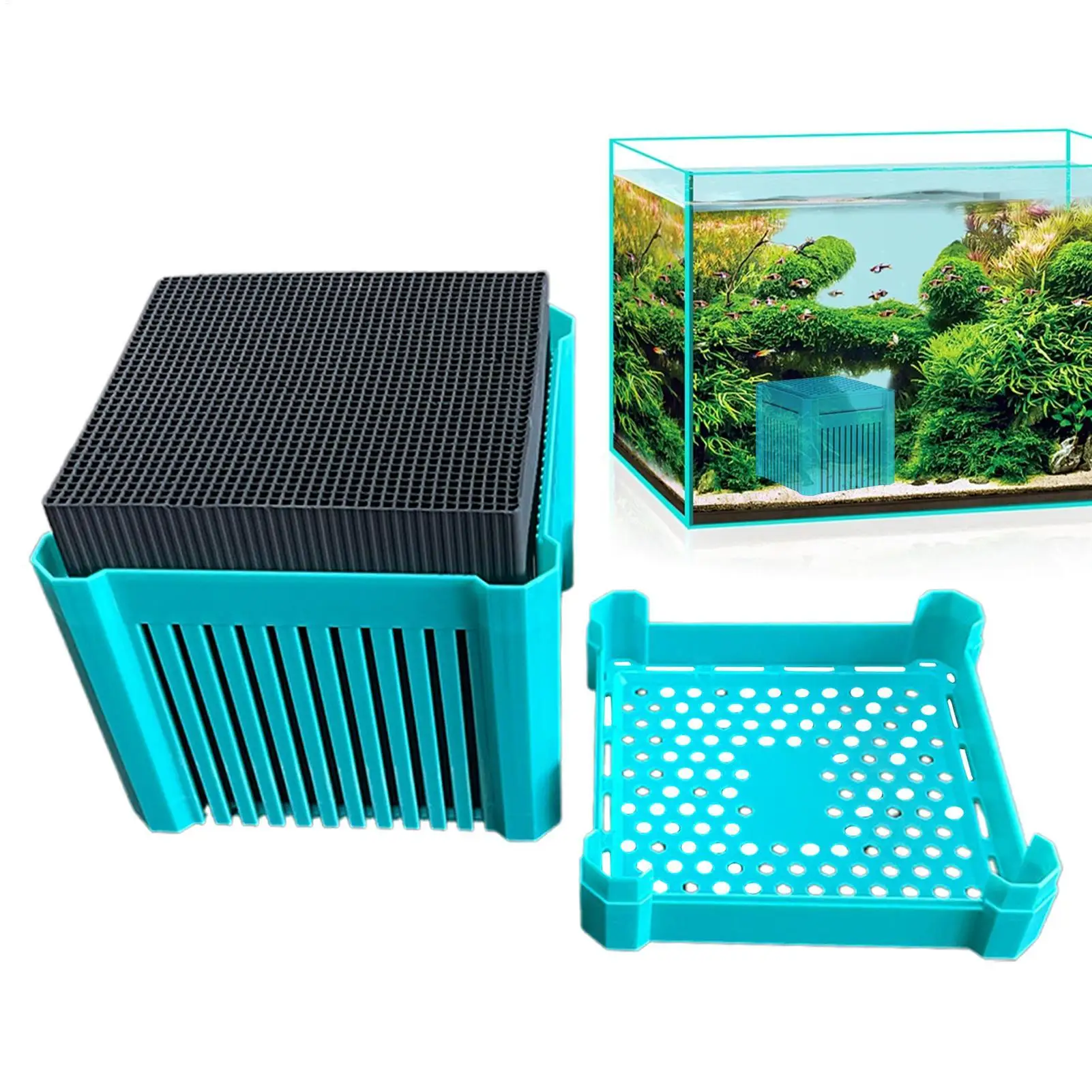 Aquarium Activated Carbon Water Purifier Cube Filter for Fish Tank Aquarium Supplies 1005009606863102