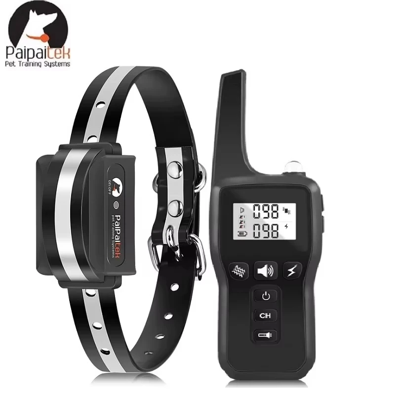 1000m Dog Training Collar with Remote Control, Waterproof Electric Collar for All Size Dogs 1005009614134217