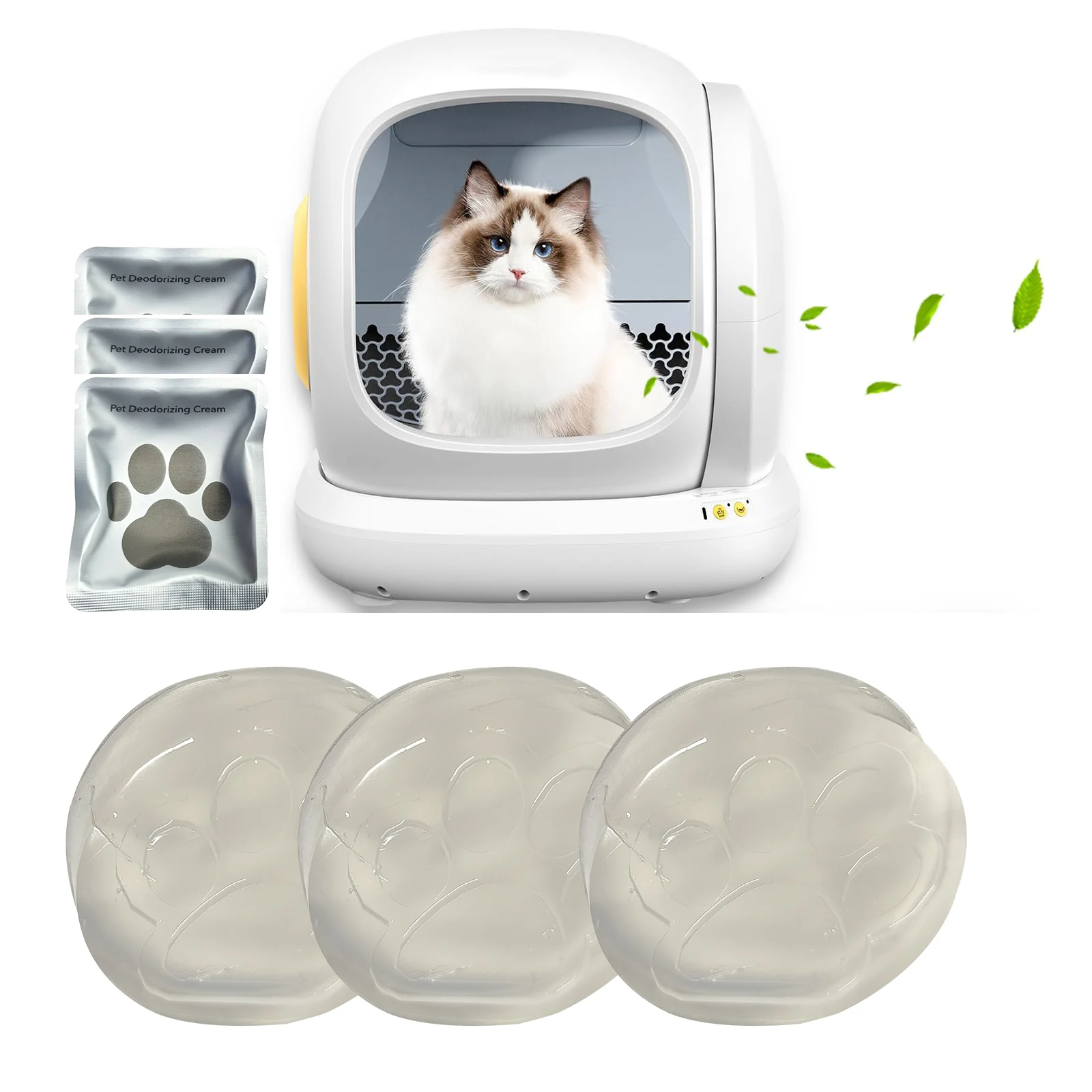Deodorant Cream 1 Piece/3 Pieces Suitable for Self-Cleaning Cat Toilet Cat Litter Companion Urine 1005009620735461