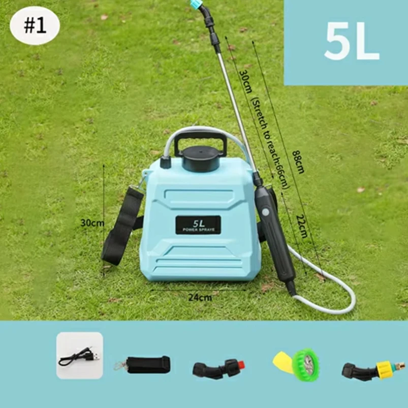 Electric small pesticide spray 5/8L can automatically recover high-pressure pesticide sprayer for 1005009622668054