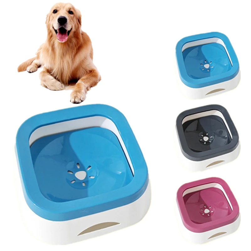Anti-Splash Water Bowl for Dogs 1L Large Capacity Drinker Drinking Bowls Dog Waterer for Puppy Cat 1005009632598556
