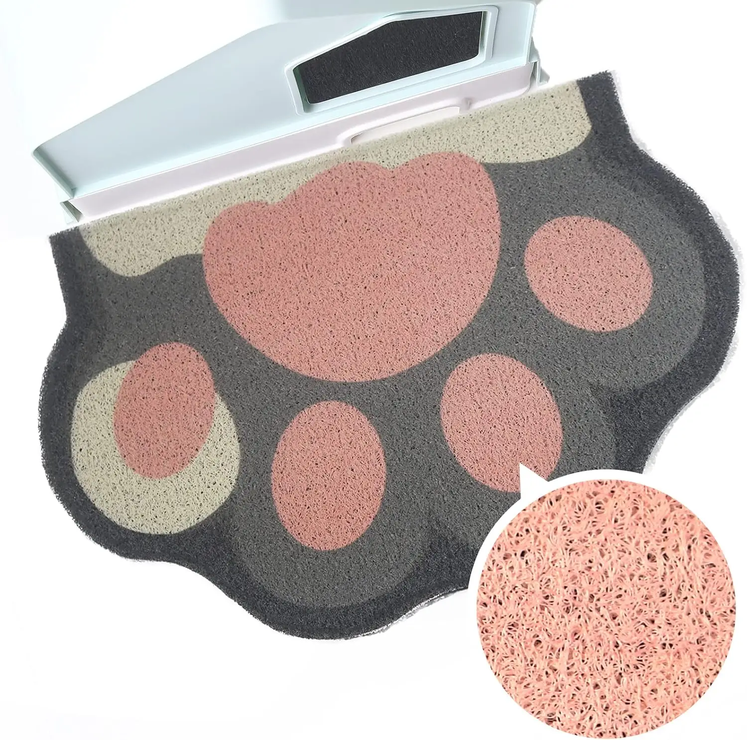 Cute Cat Litter Mat Litter Box Mat Litter Trapping Mat Soft on Kitty Paws Anti Slip Pet Accessories 1005009637184953