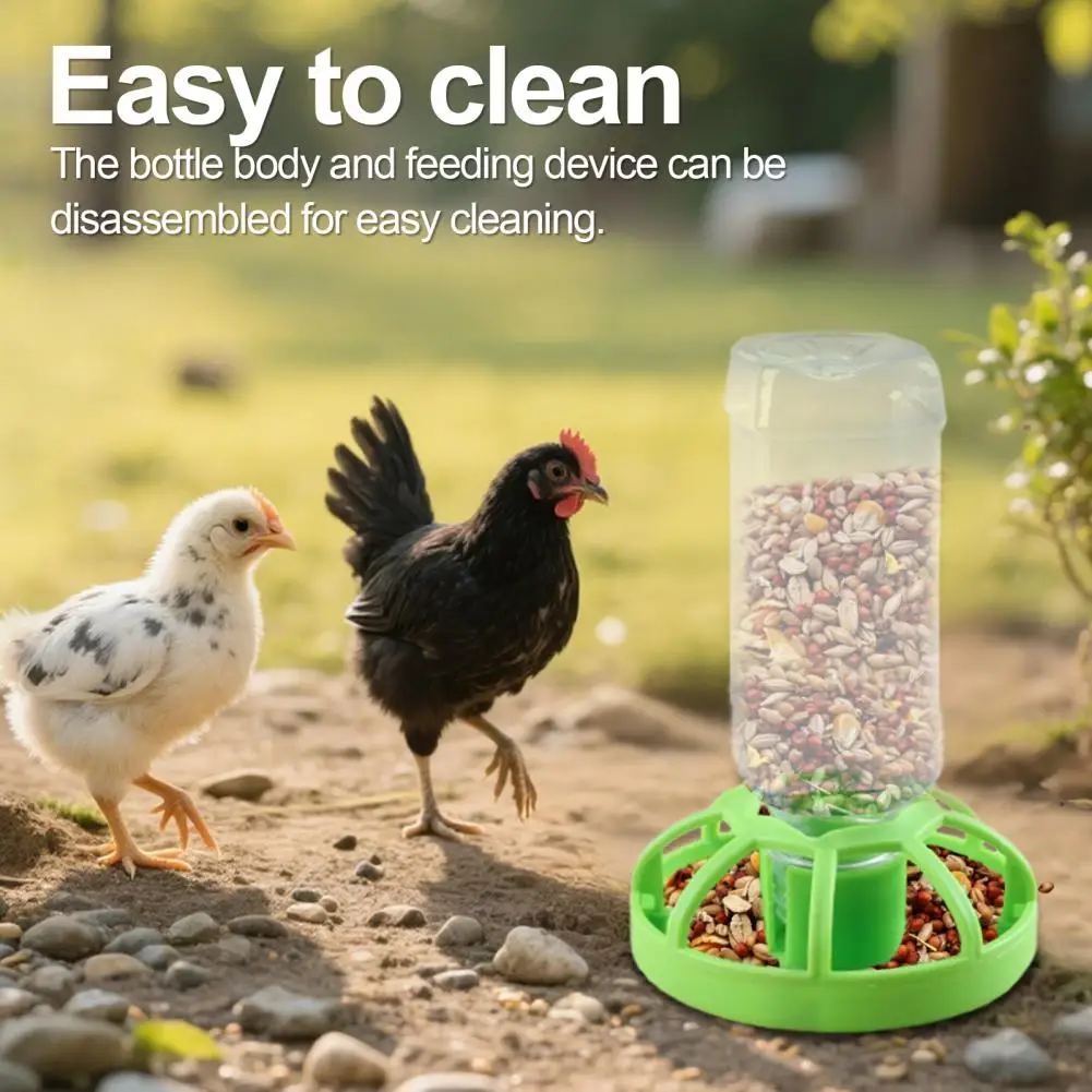 Chick Feeder Quail and Waterer Anti-Dump Water Dispenser Chicken for Ducks Turkeys Baby Chicks 1005009637940011