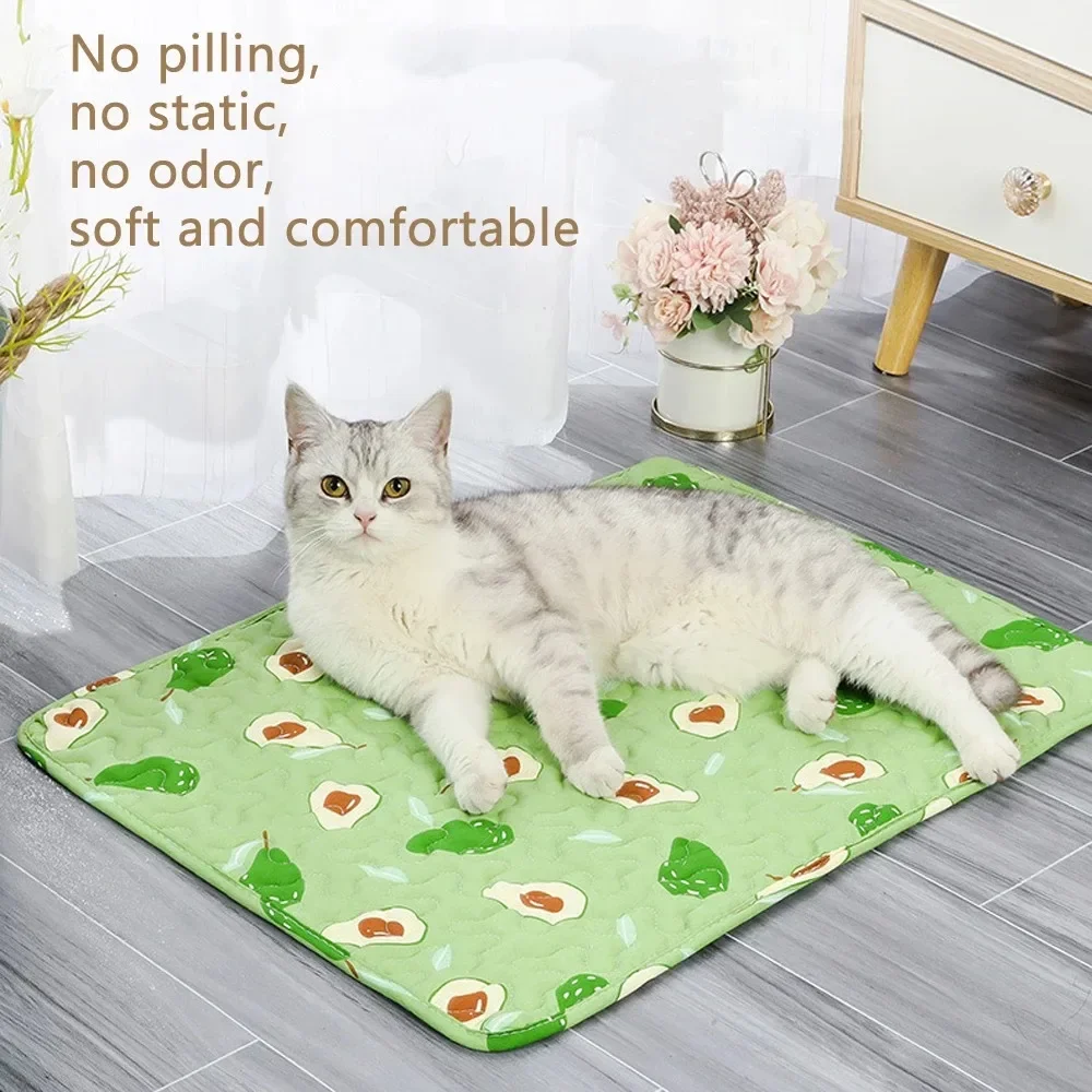 Summer Mat Pet Cooling Ice Blanket Mat Moisture Proof Dog Floor Sofa Cushion Skin Friendly Cat 1005009644714314