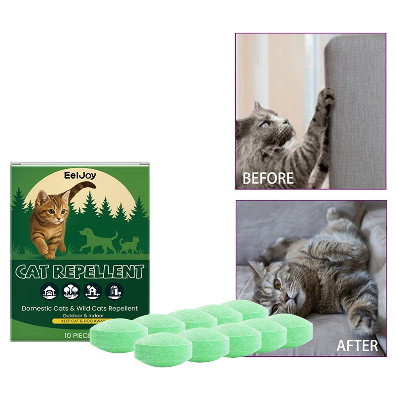 Cat Repellent Outdoor, Dog Repellent, Natural Peppermint Oil Cat&dog Deterrent Outdoor and Indoor 1005009646022498