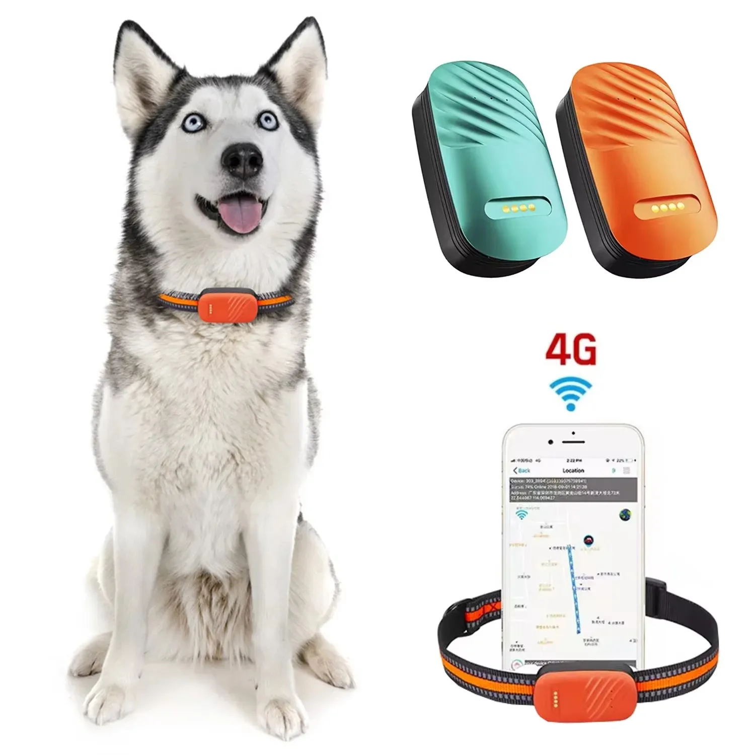 Waterproof 4g Gps Tracker for Cat 3d G-Sensor Gps Locator Long Standby Anti-Loss Tracker Collar 1005009660699488