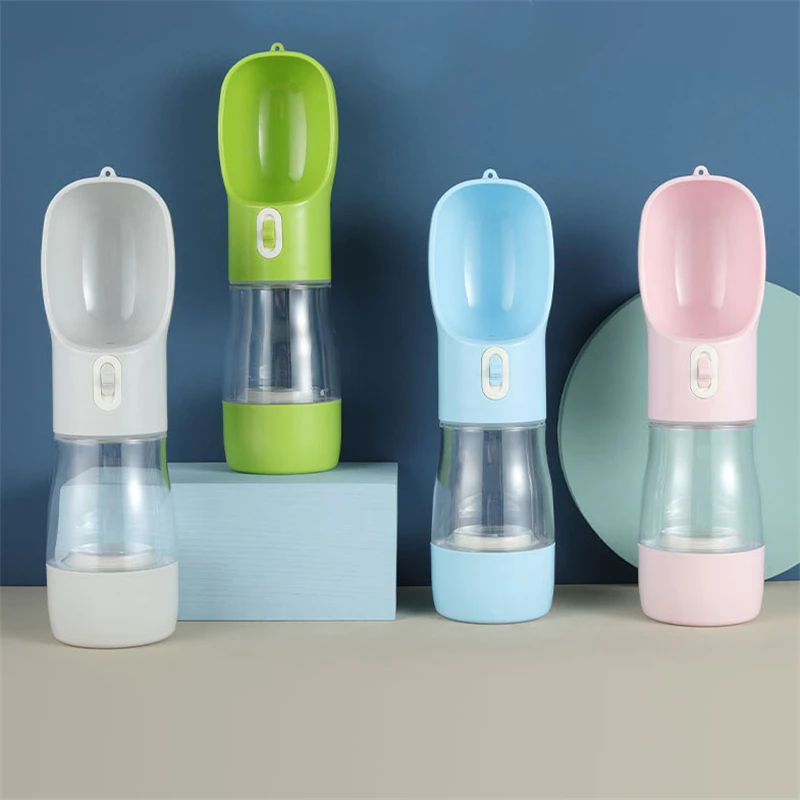 4 PCS Dog Cat Water Bottle Feeder Portable Pet Water Dispenser With Food Container For Outdoor 1005009662634984