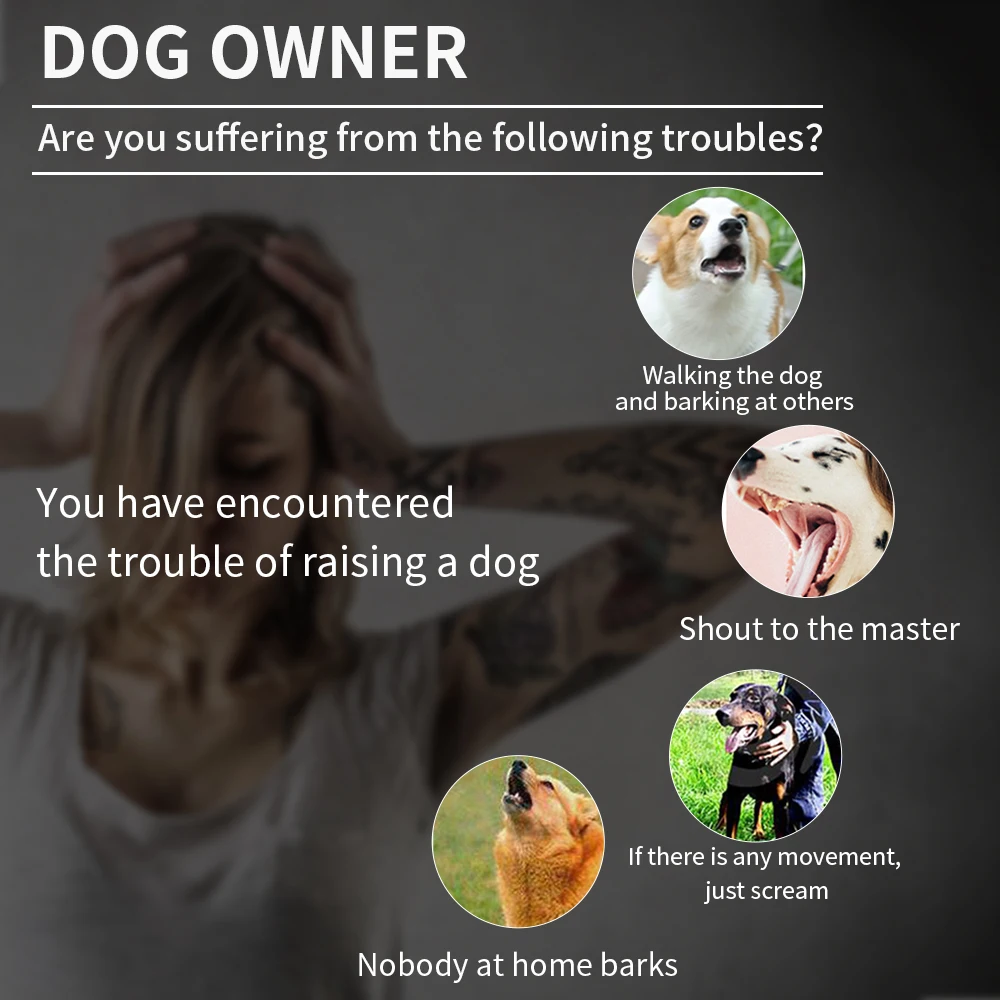 Automatic Dog Stopper Dogs Training Collar Dual Vibration Chargeable Anti Barking Device Pet 1005009665026853