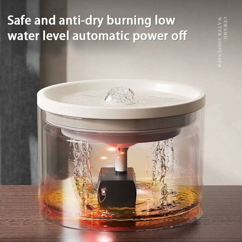 Ultra-Quiet Pet Cat Automatic Water Fountain Filter Dispenser For Dog Flowing Silent Circulation 1005009665370048