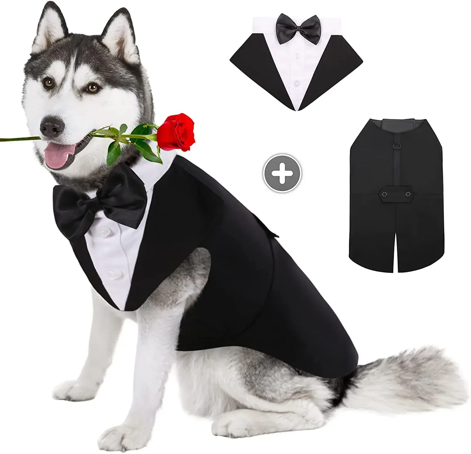 Pet Dog Clothes Fashion Party Show Formal Suit Tie Bow Shirt Wedding Tuxedo Halloween Dress for 1005009667269367