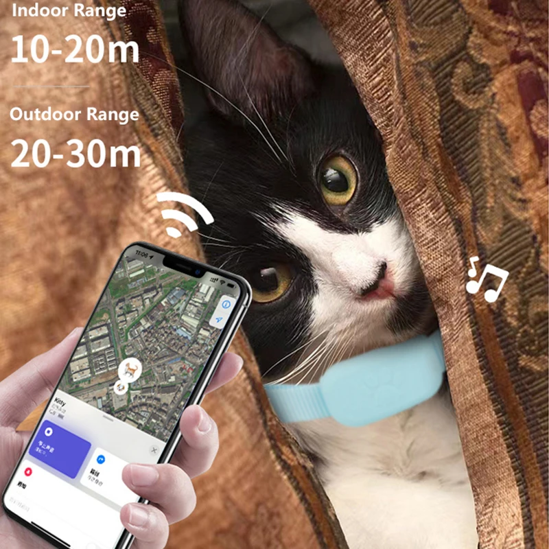 New Pet GPS Tracker Collar for Cats Dogs Ios Compatible Find My Device Anti Lost Waterproof Real 1005009675255683