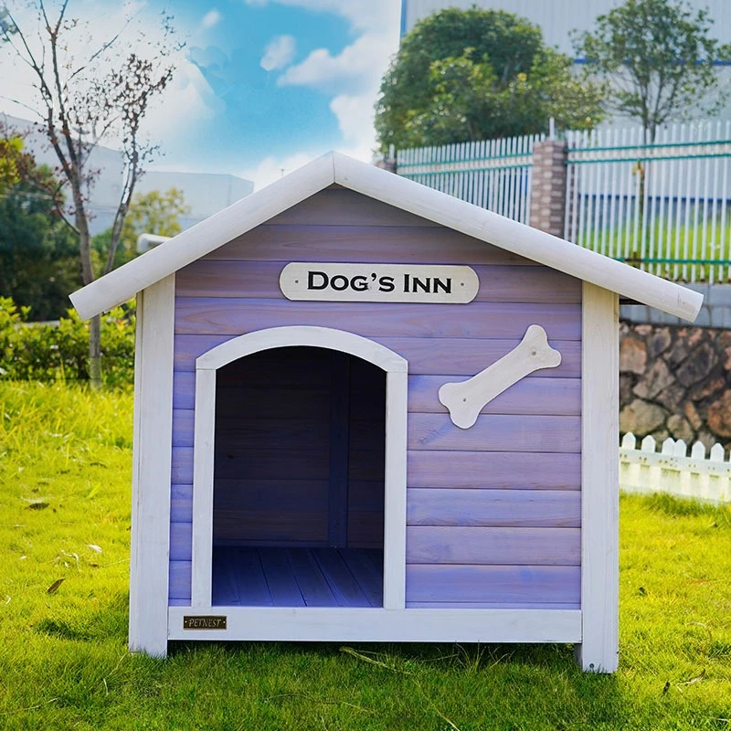 Solid Wood Dog House Large Outdoor Dog House Pet Dogs Park Pets Puppy Bed's Dogs Kennel Crate 1005009682750252