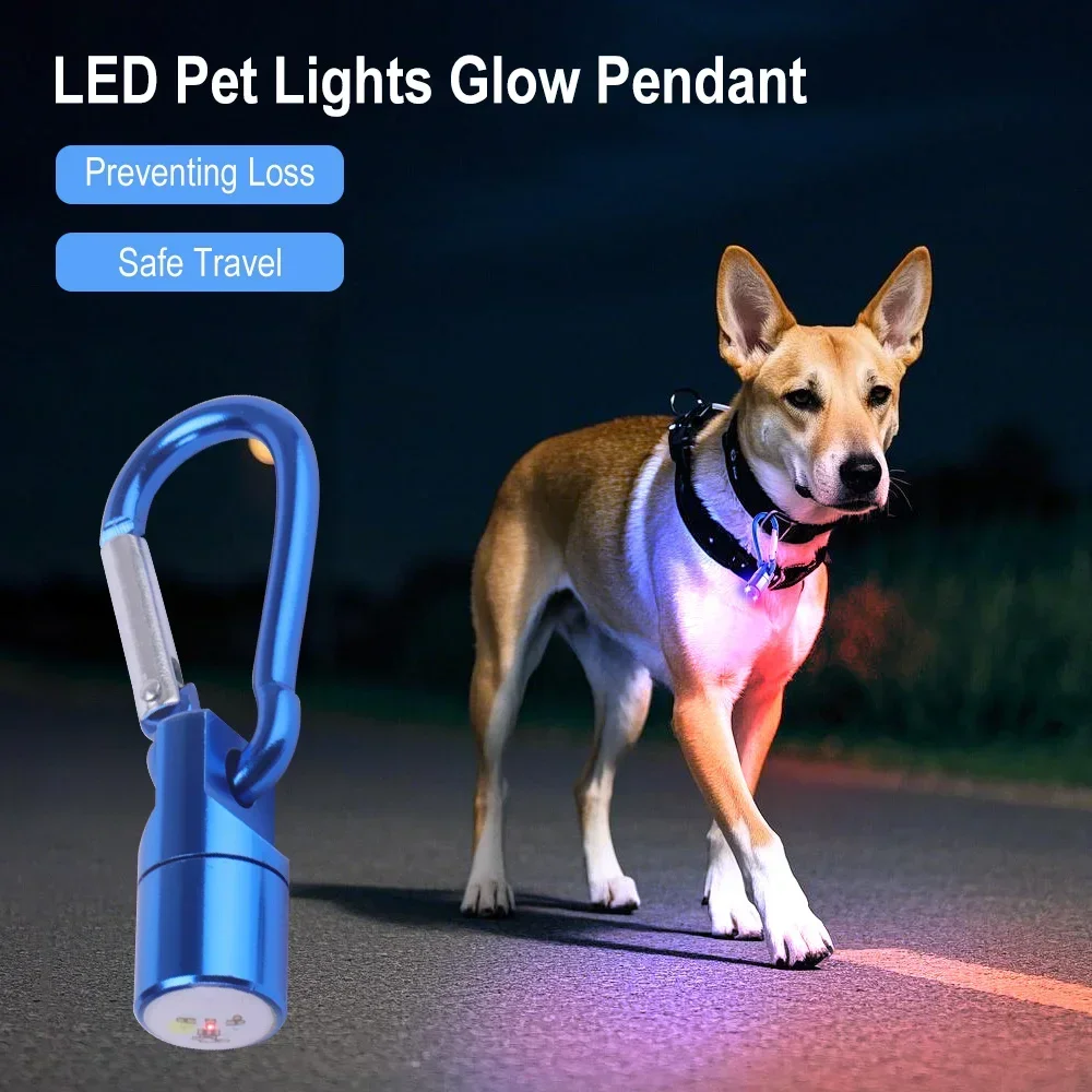 1pc LED Light Up Dog Tag for Night Glowing Pet Collar Accessories Pendant Flashing Collars Dog 1005009685008401