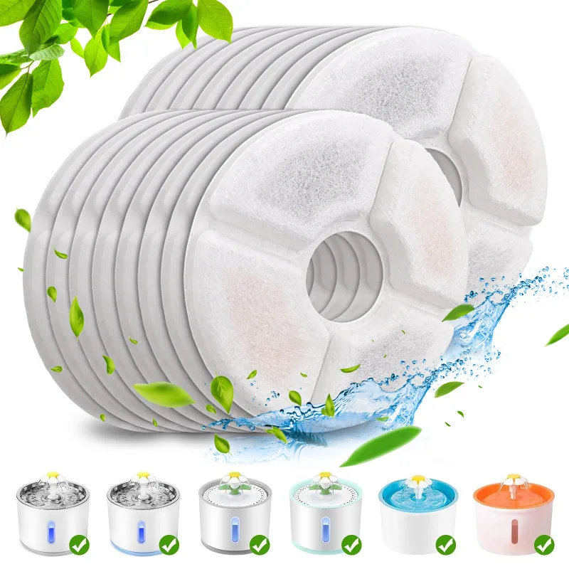 Replacement Activated Carbon Filter for Cat Water Drinking Fountain Replaced Filters Flower Pet Dog 1005009685353682